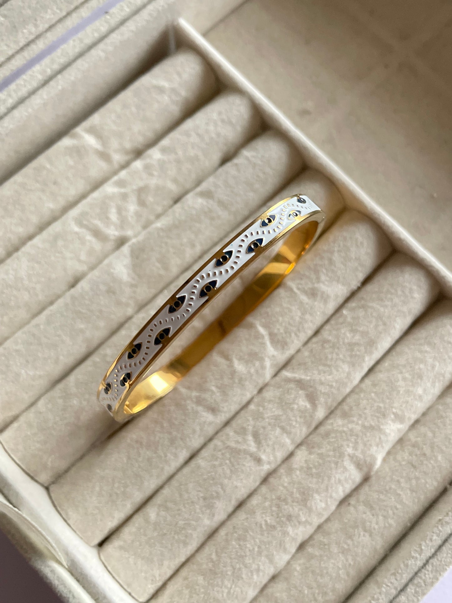 Evil Eye Enamel Bracelet