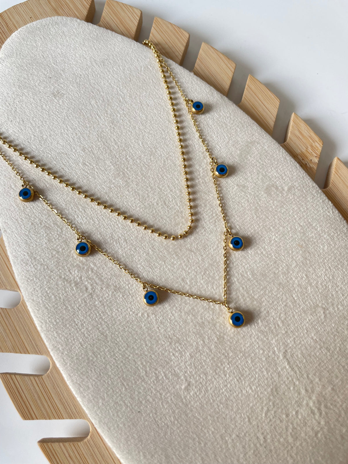 Evil layered Necklace