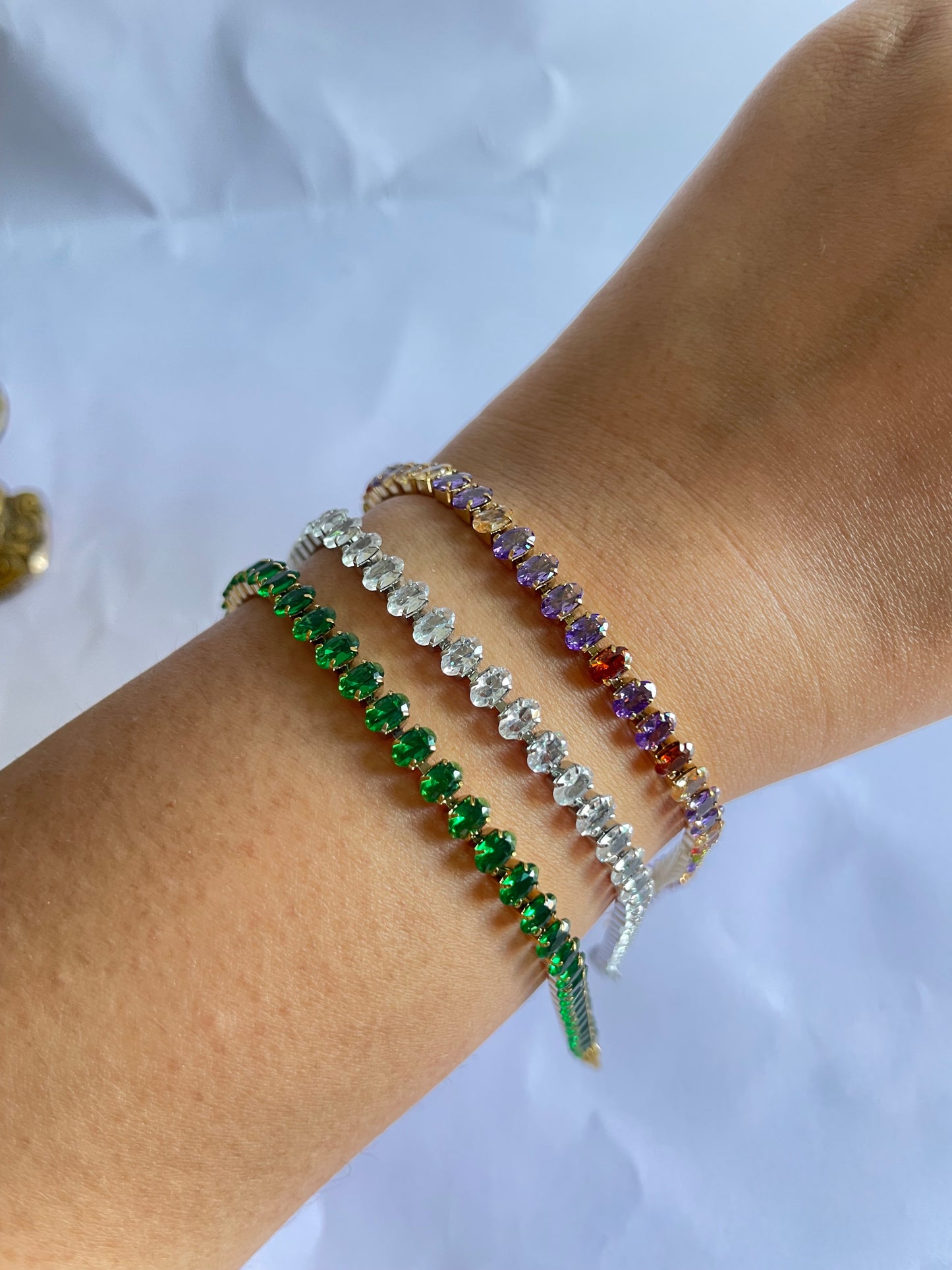 Seina Oval Tennis Bracelet