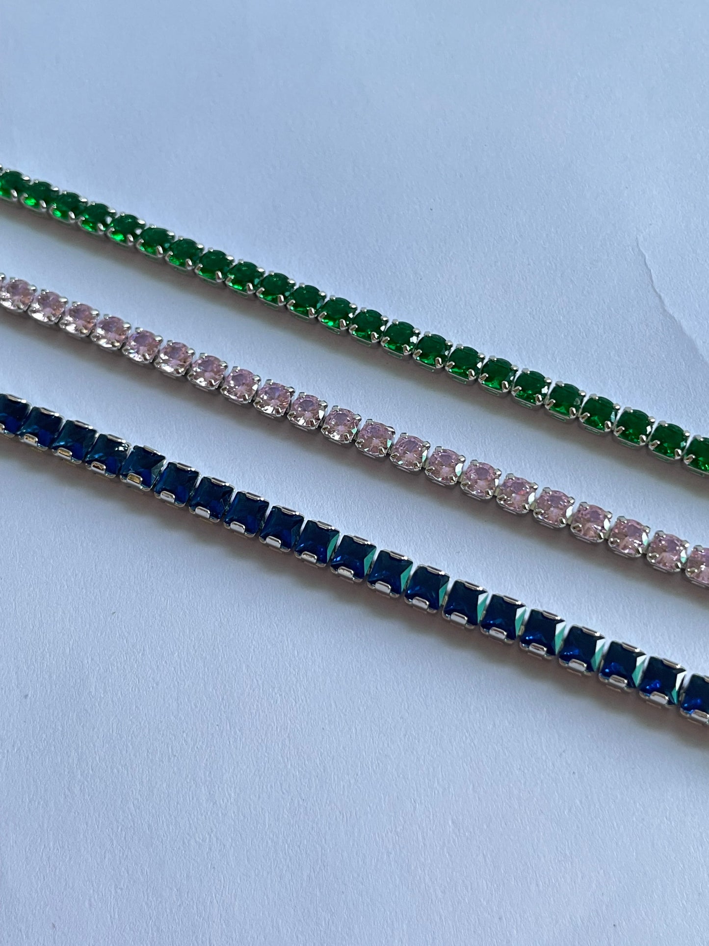 Kylie Square Tennis Bracelet