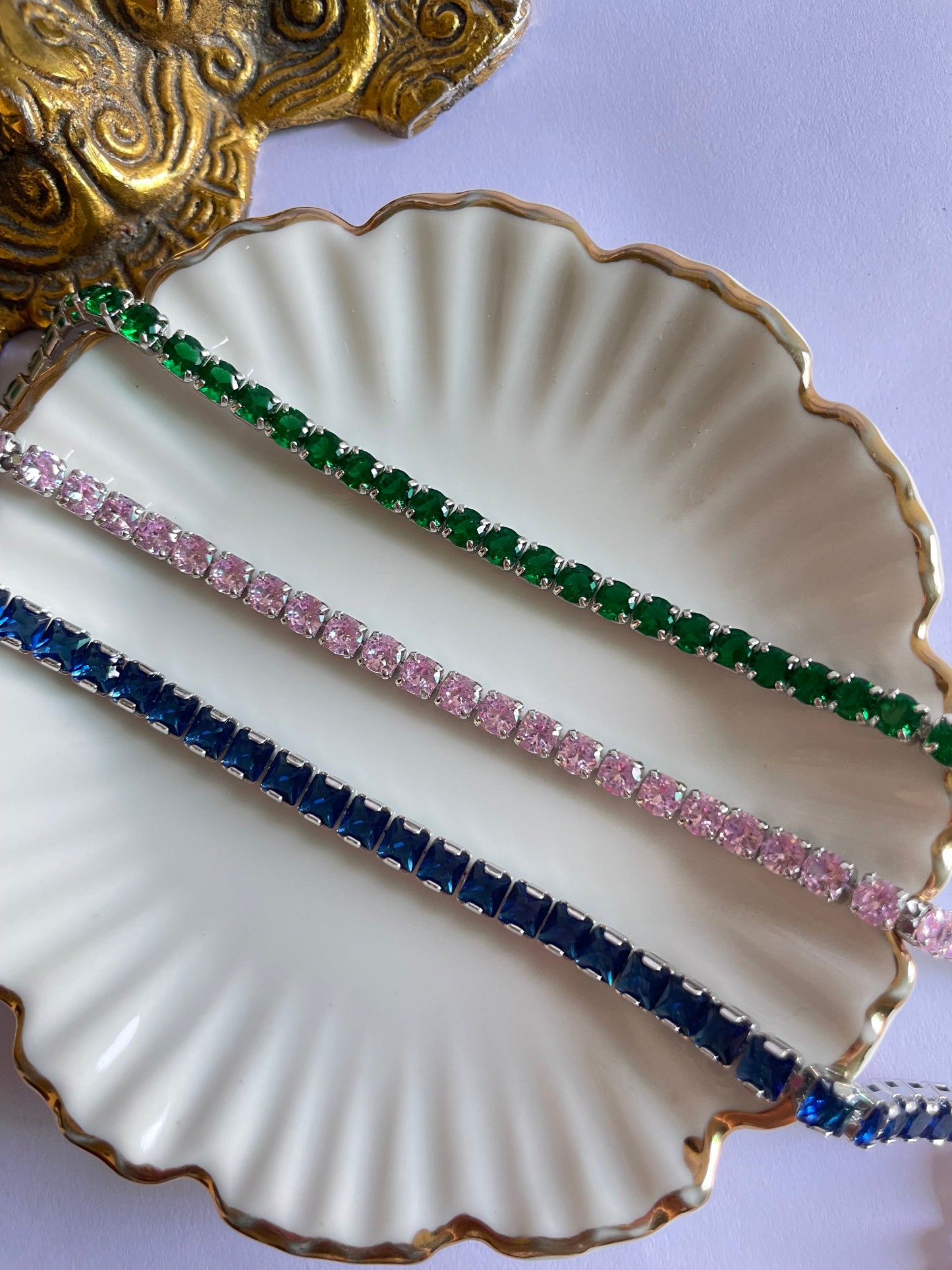 Kylie Square Tennis Bracelet