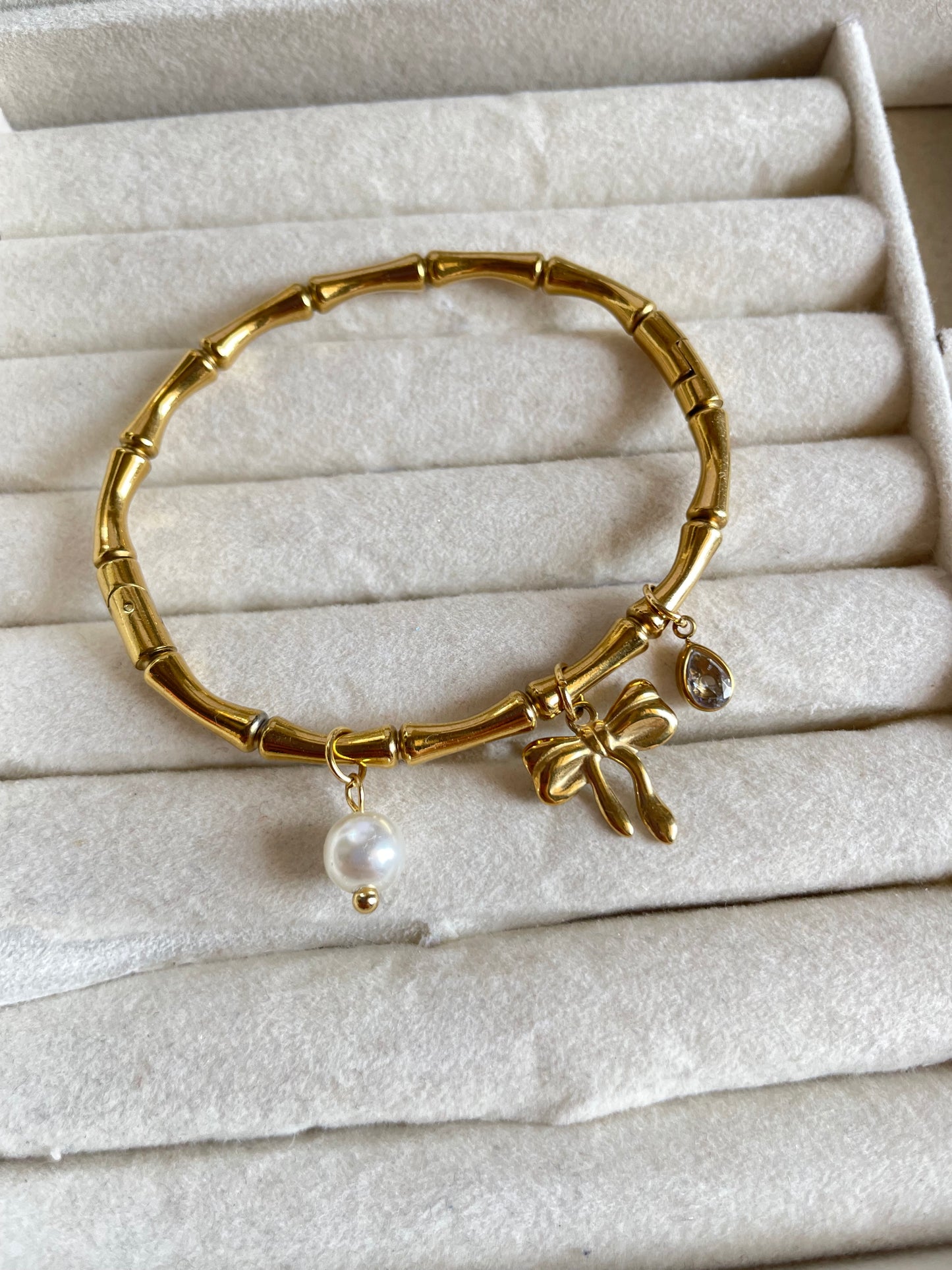 Bow Charm Bracelet