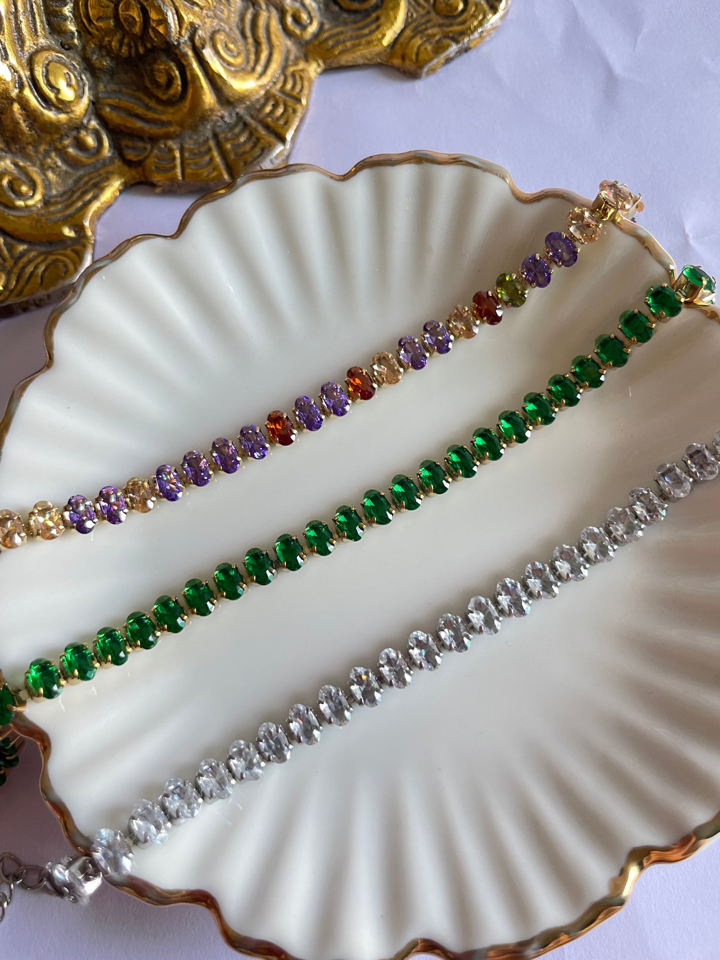 Seina Oval Tennis Bracelet
