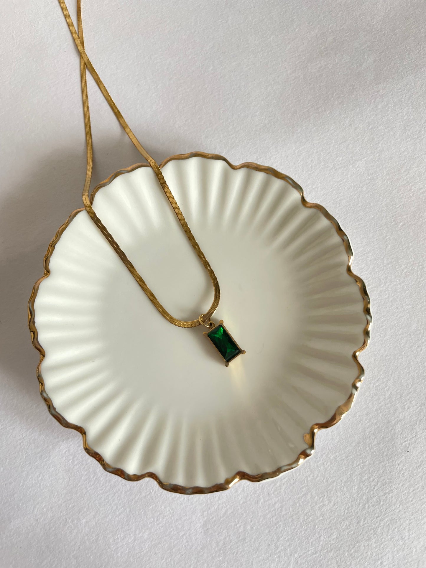 Sanaa Necklace - Emerald