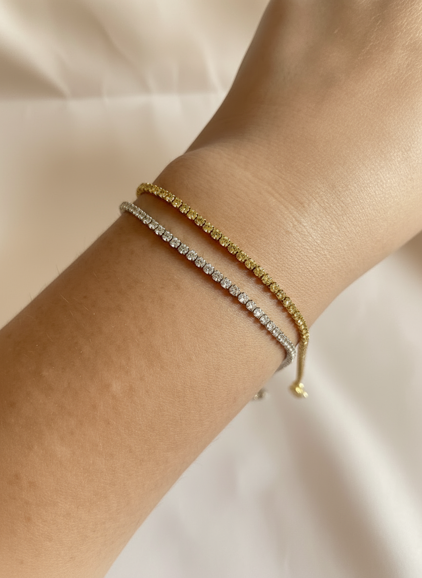 Mally Tennis Bracelet - Thin