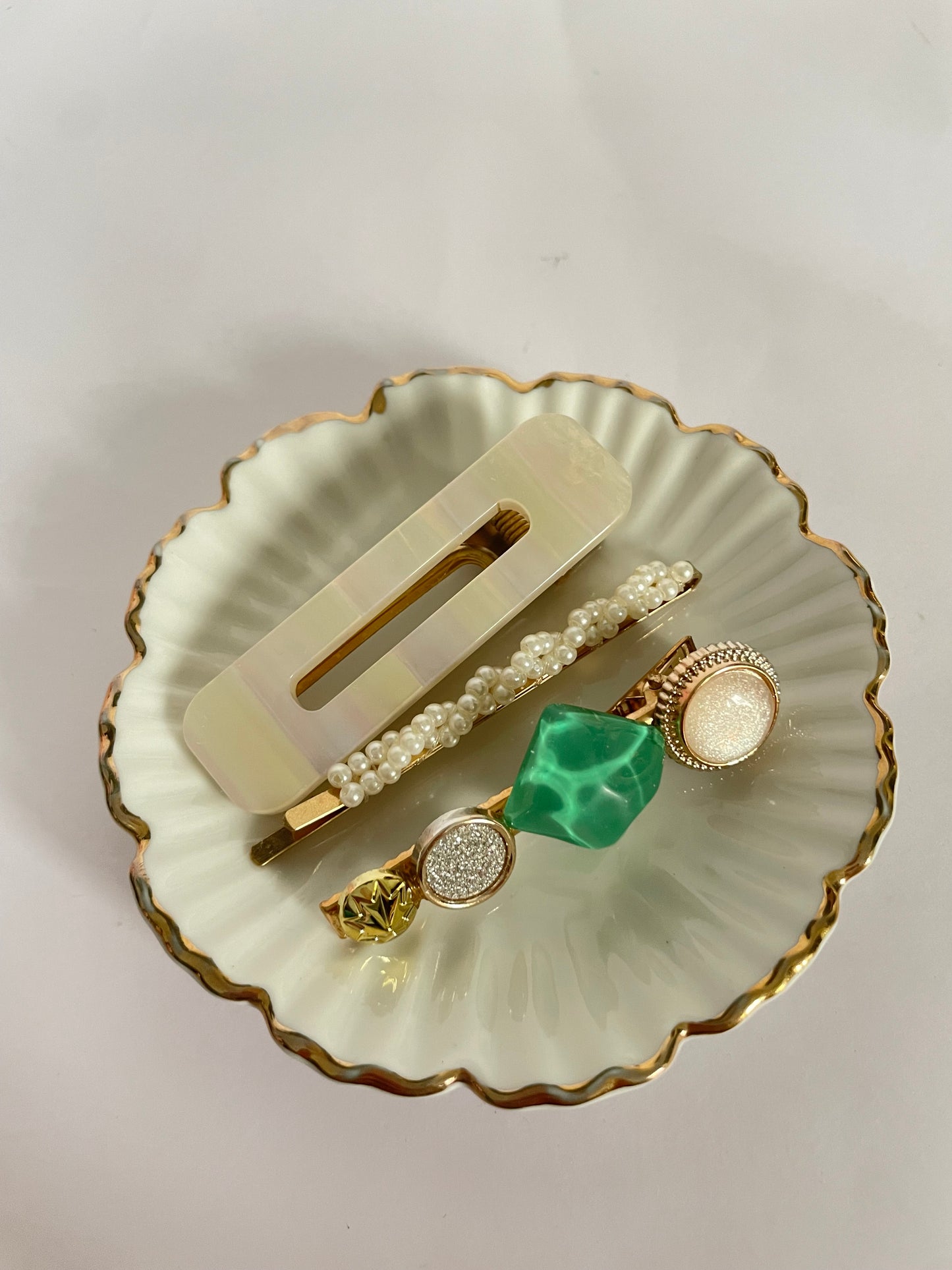Green White Pins