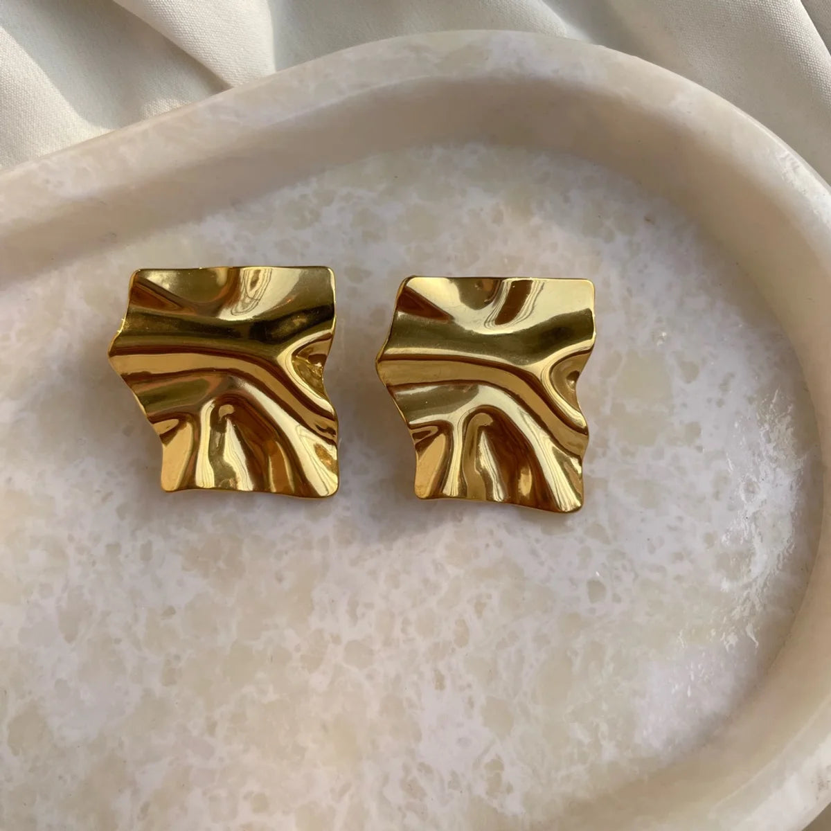 Hammered Earrings