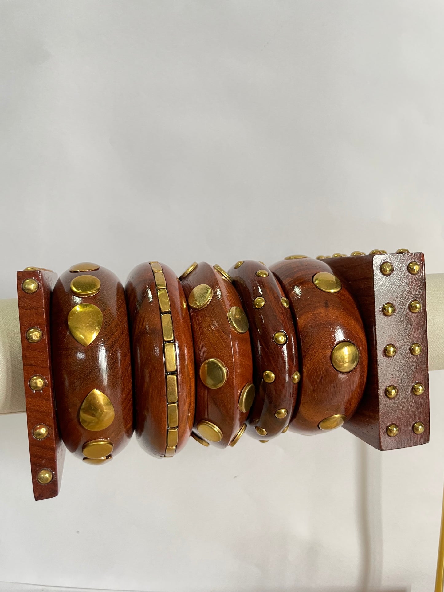 Chunky Wooden Bangles