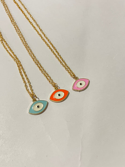 Mini Evil Eye Necklace - CS