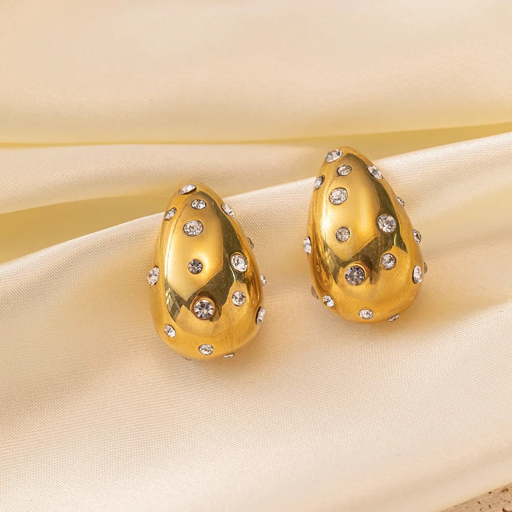Bonnie Studded Hoops