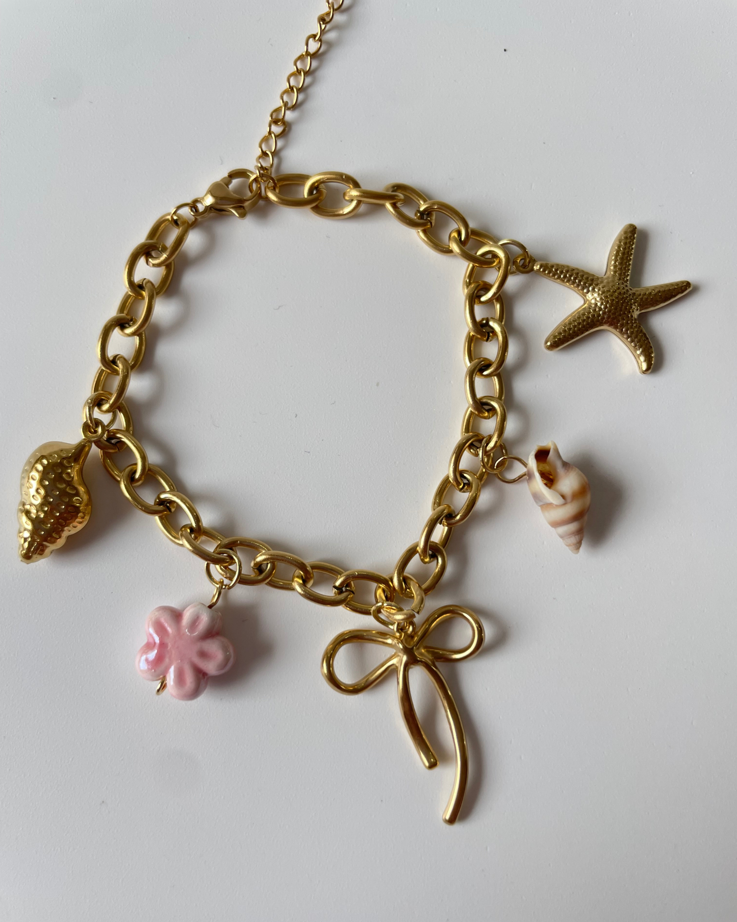 Bow Charm Bracelet