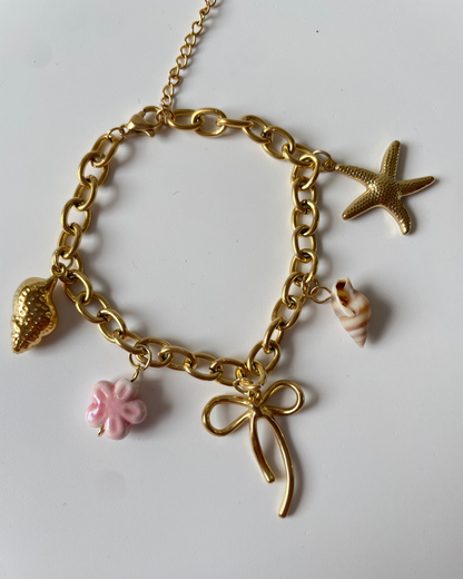 Bow Charm Bracelet