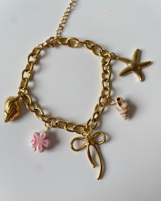 Bow Charm Bracelet
