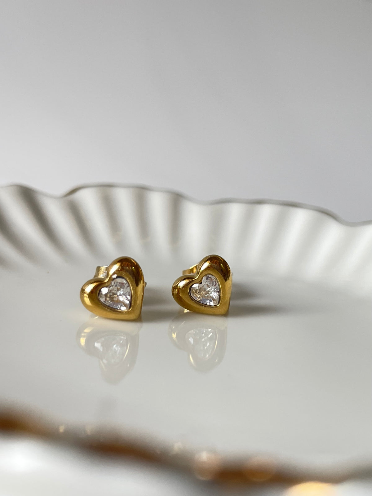 Heart Studs