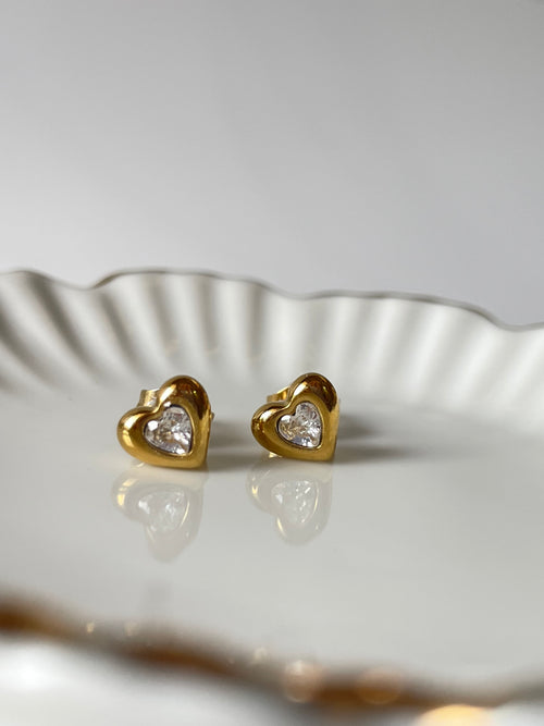 Heart Studs
