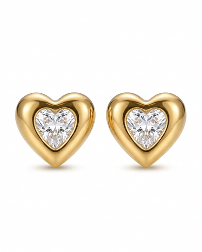 Heart Studs