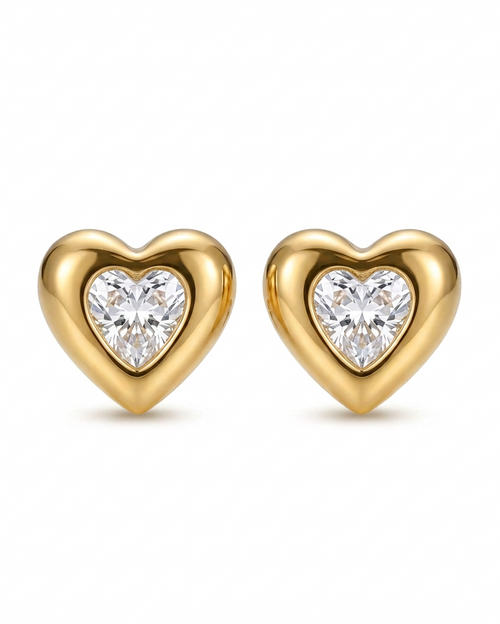 Heart Studs