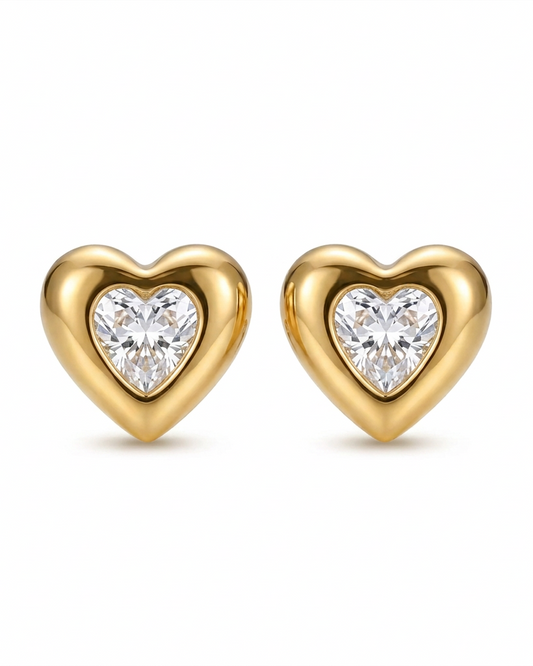 Heart Studs