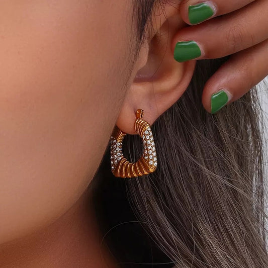 Luxe Boxy Hoops
