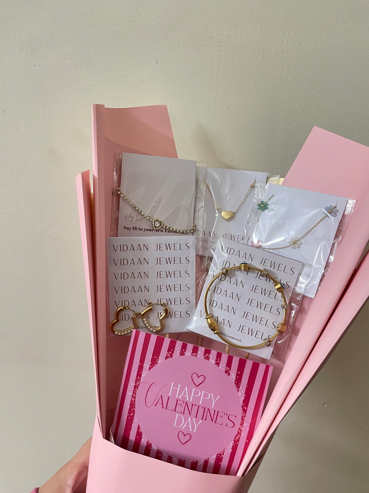 Valentine’s Jewellery Bouquet