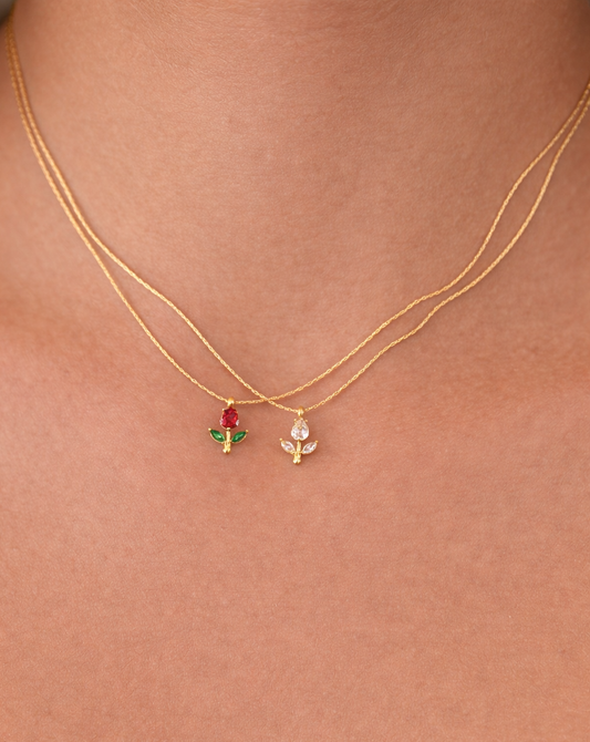 Red Rose Necklace