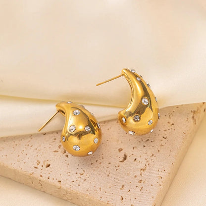 Bonnie Studded Hoops