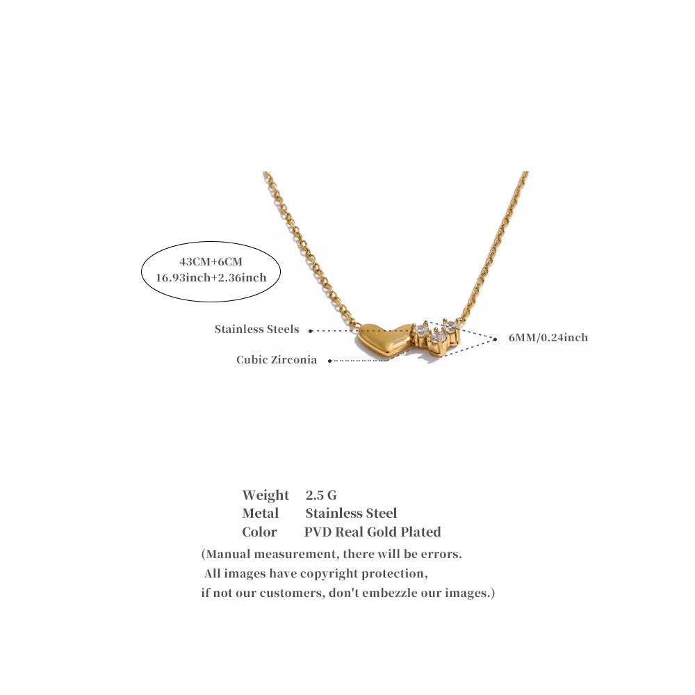 Heart reversible Necklace (Copy)