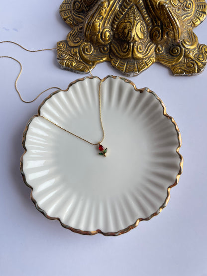 Red Rose Necklace