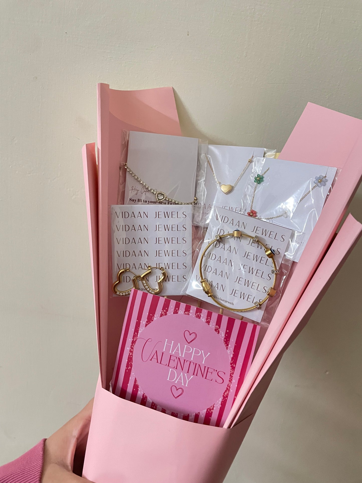 Valentine’s Jewellery Bouquet