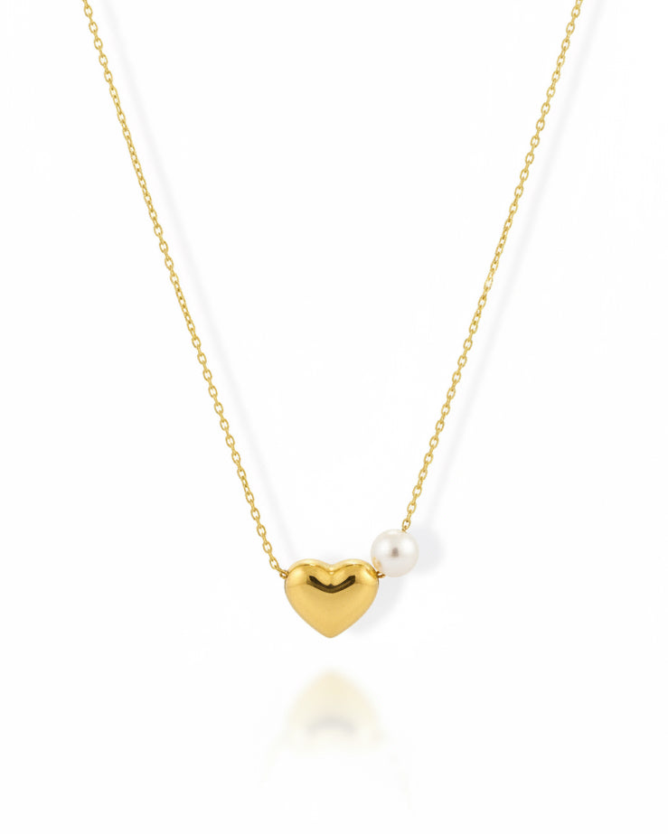 Pearl Heart Necklace
