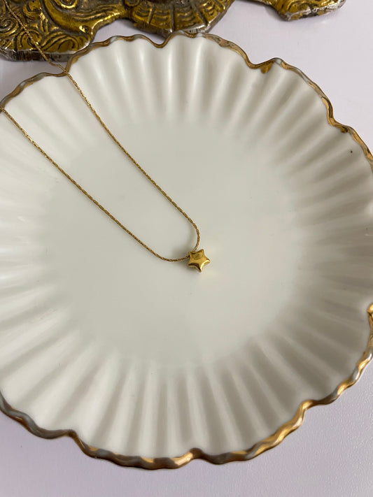 Gold Star Necklace