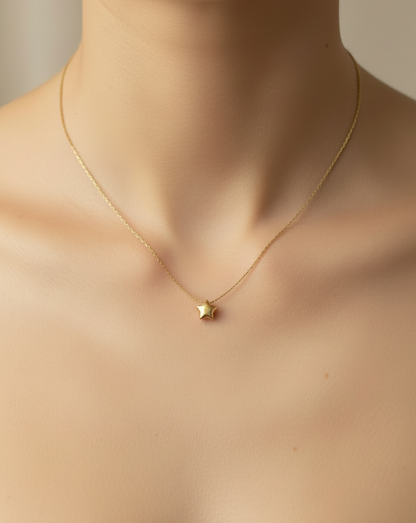 Gold Star Necklace