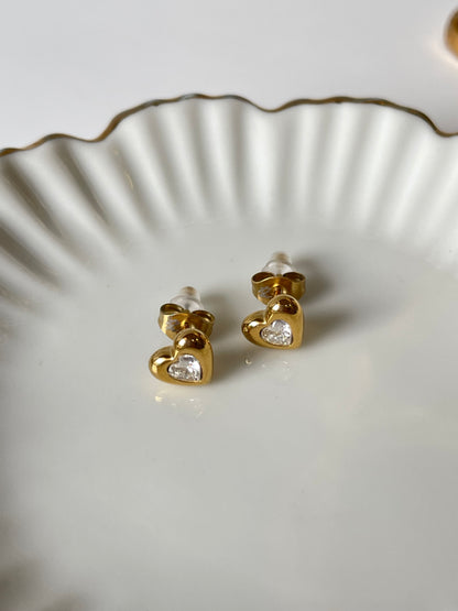 Heart Studs