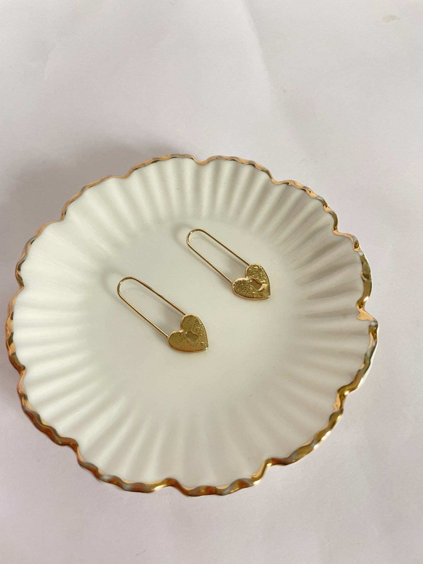 Lock heart Earrings - CS