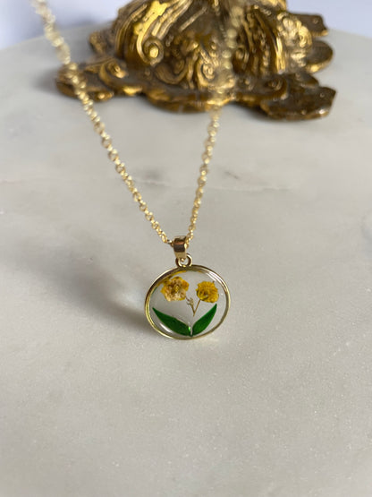 SunFlora Resin Necklace