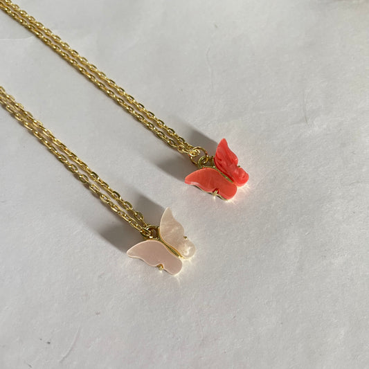 Mini Butterfly Necklace - CS
