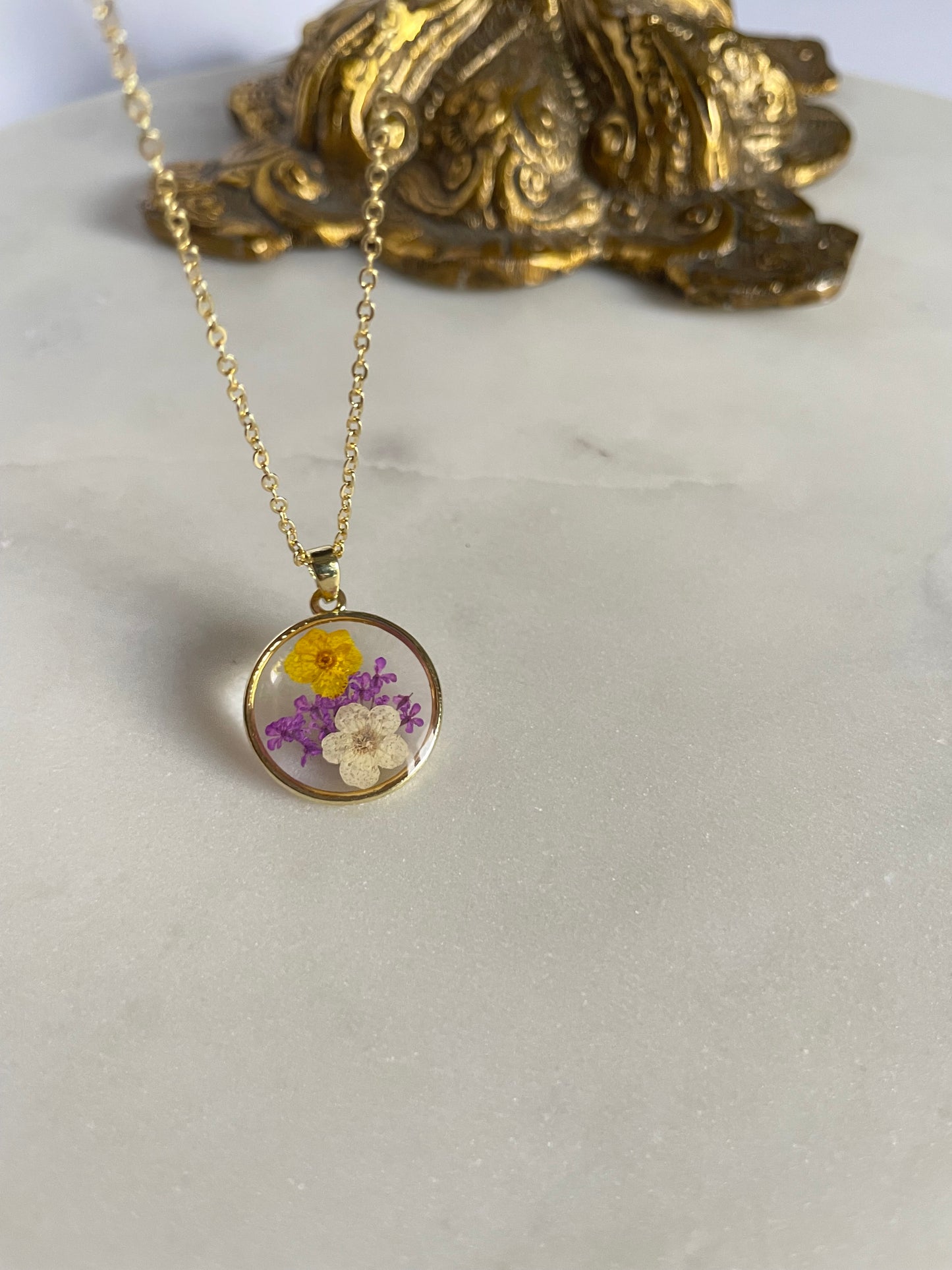 Flora Resin Necklace