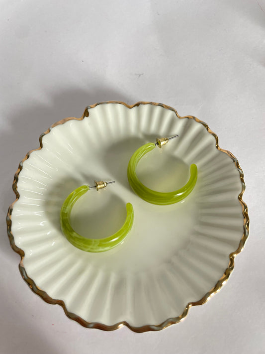 Green Earrings - CS