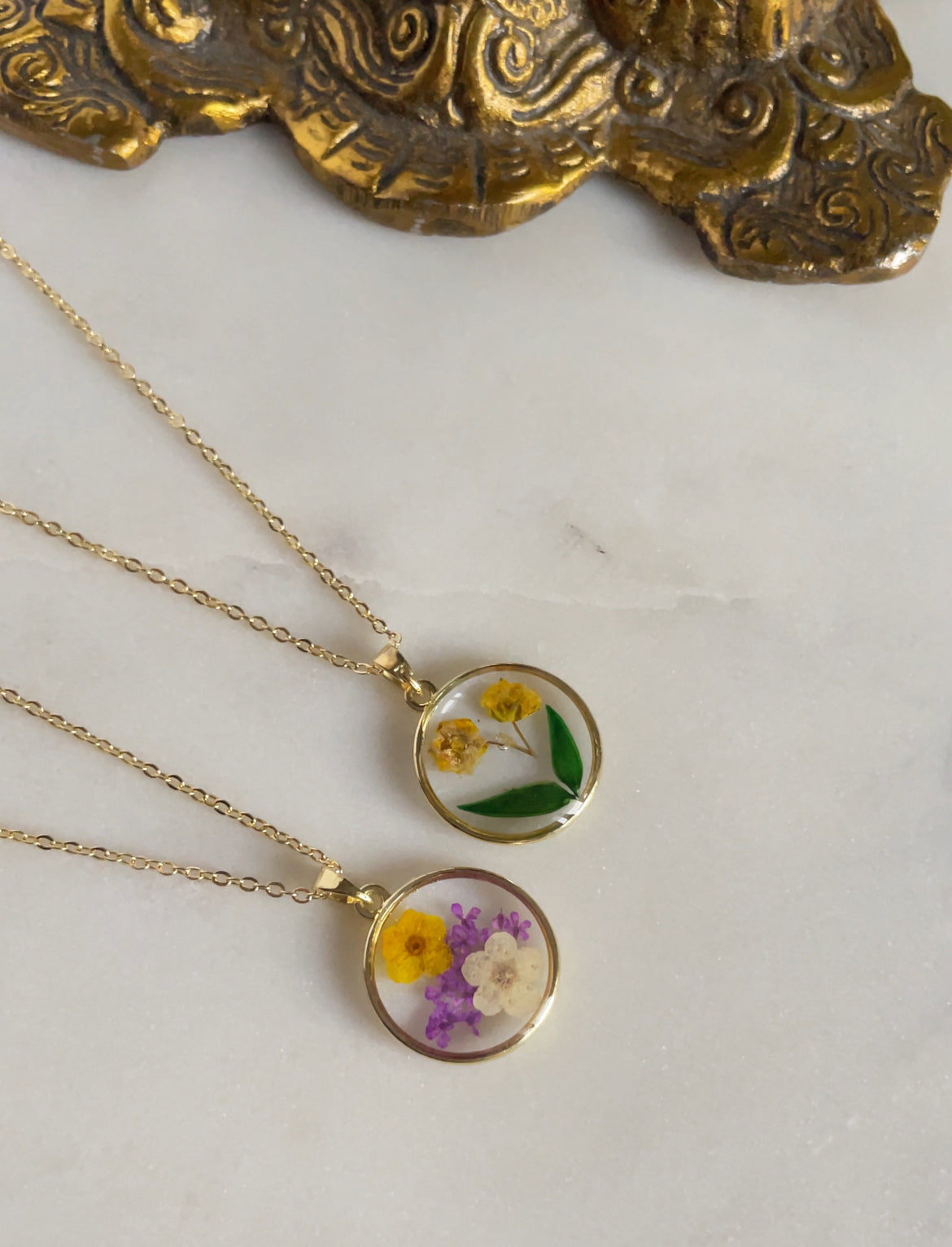 Flora Resin Necklace