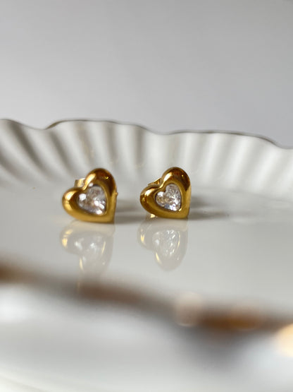 Heart Studs
