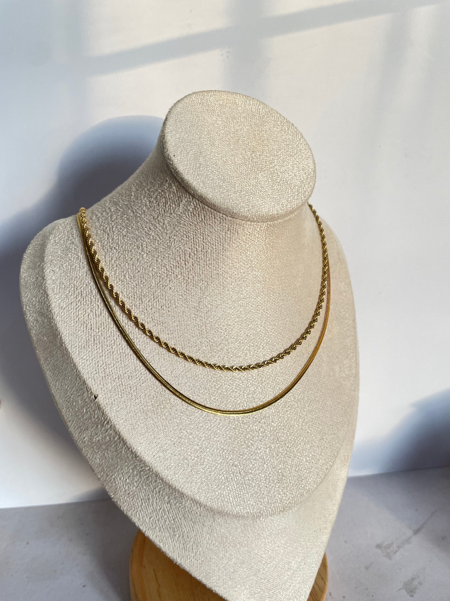 Snake Chain Necklace - Thin