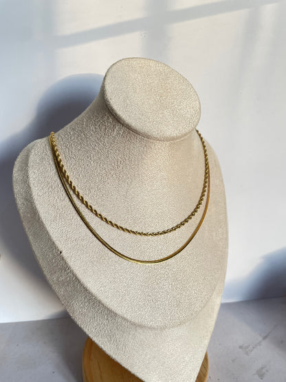 Snake Chain Necklace - Thin