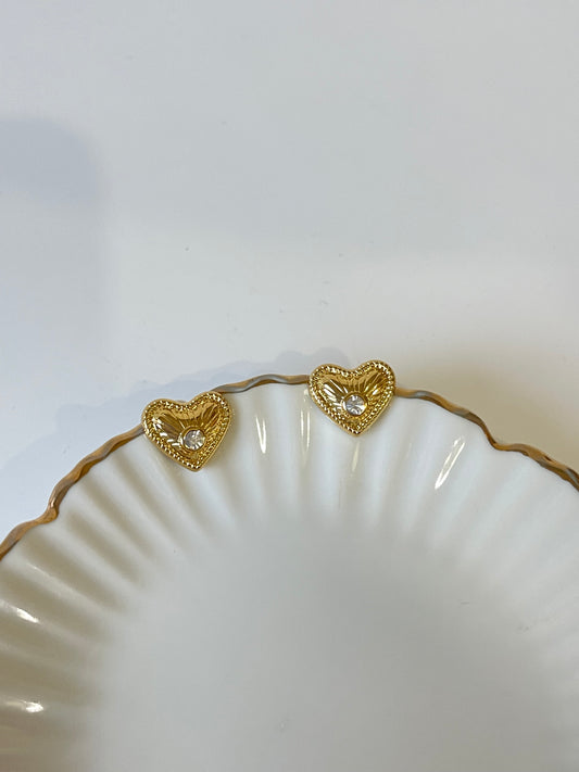 Heart Studs