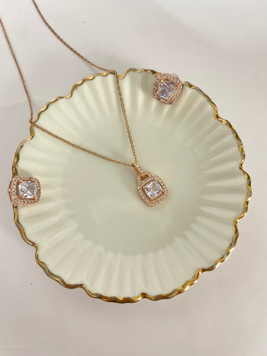 Solitaire Rose Gold Set