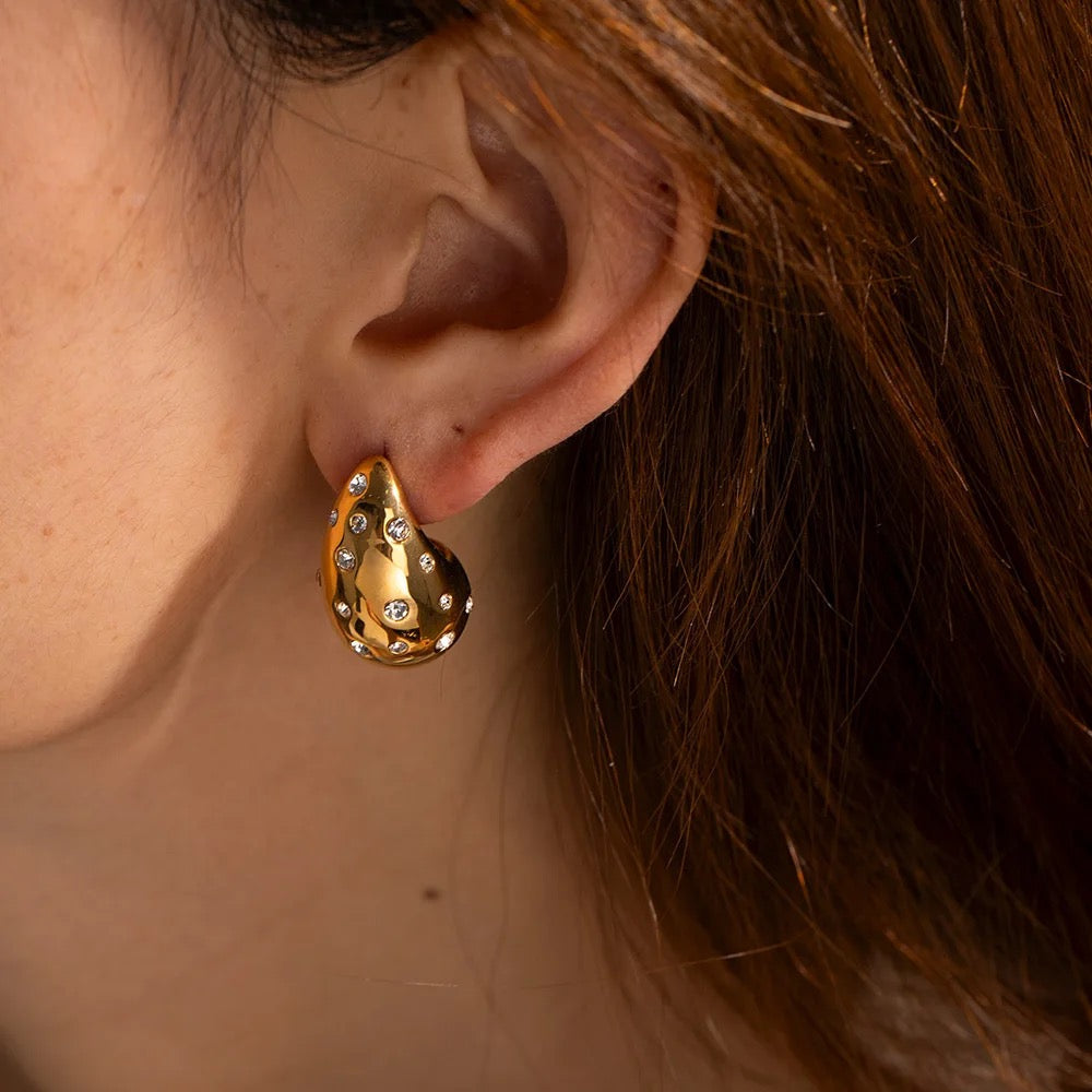 Bonnie Studded Hoops