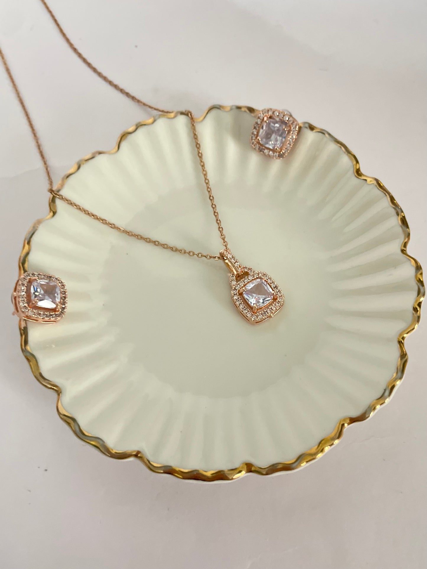 Solitaire Rose Gold Set