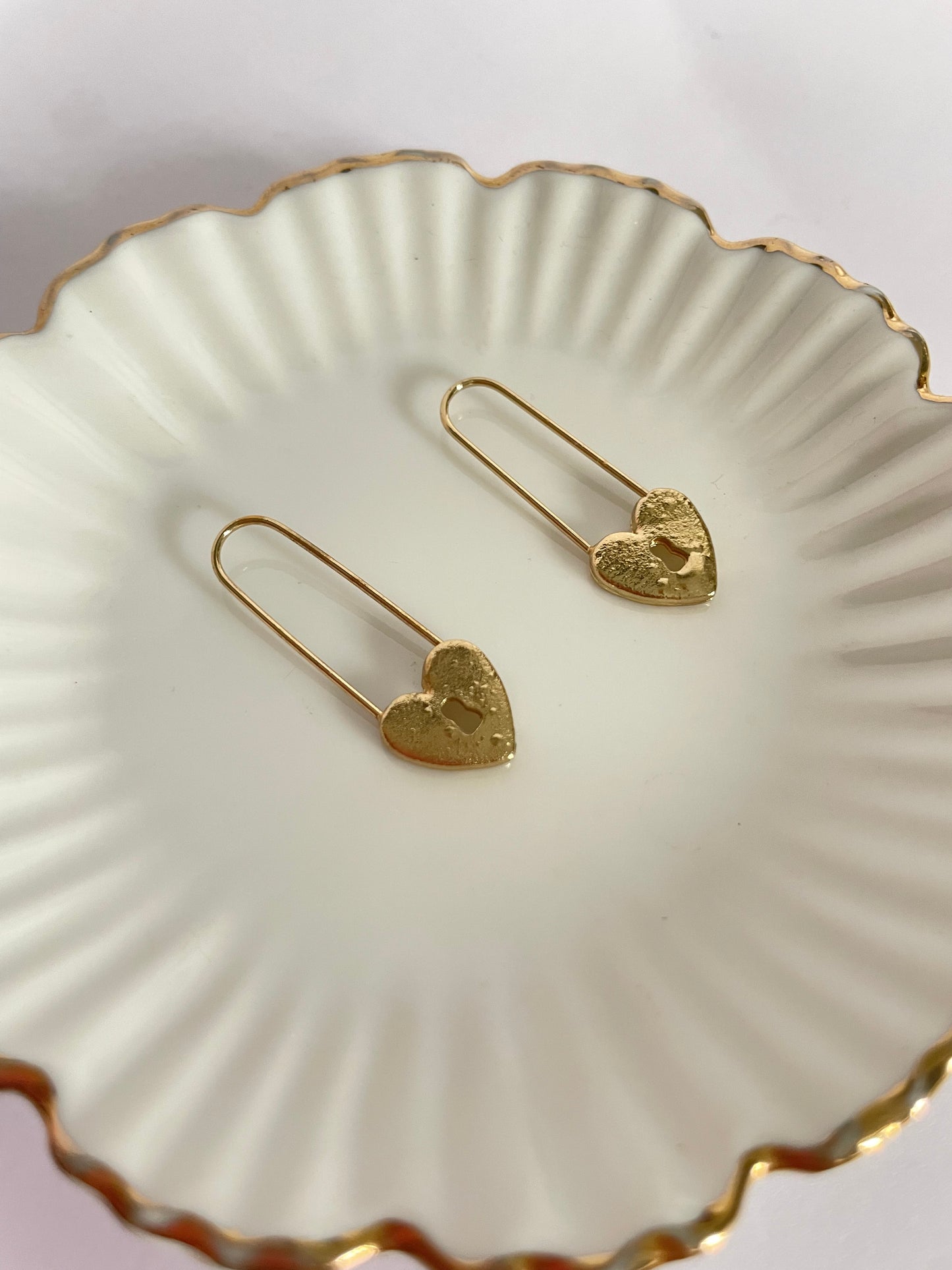 Lock heart Earrings - CS
