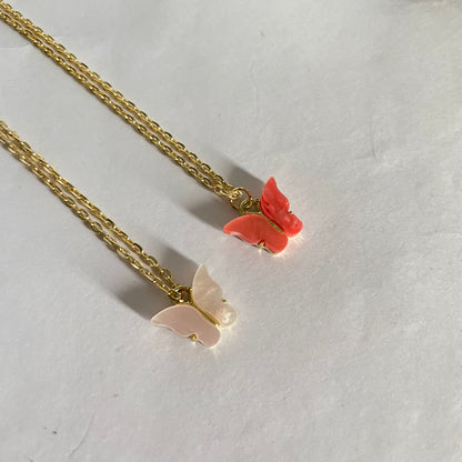 Mini Butterfly Necklace - CS