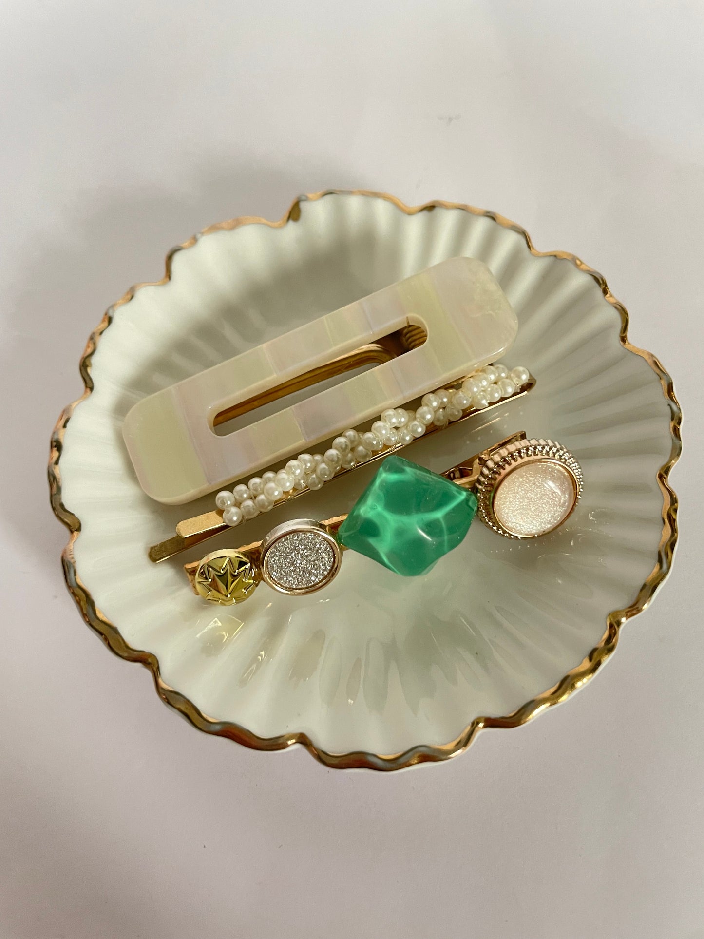 Green White Pins