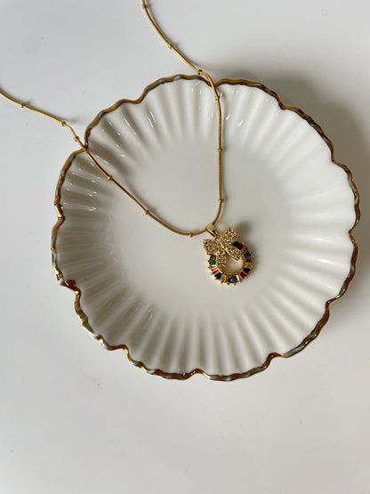 Bow sparkle Necklace